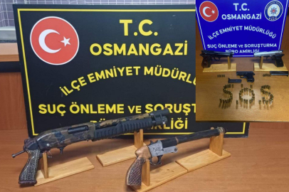 Bursa Emniyetinden Silah İmalatçılarına Şok Baskın: Çok Sayıda Silah ve Fişek Ele Geçirildi