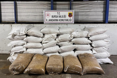 Bursa Jandarmadan kaçak sigara operasyonu