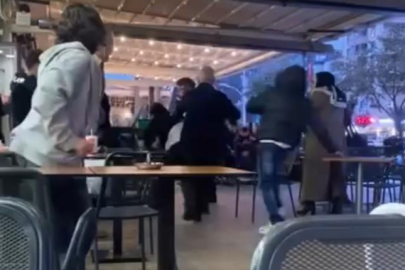 Bursa'da gençlerin meydan muhaberesi kamerada