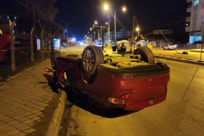 Hızlı otomobil, ortalığı savaş alanına çevirdi