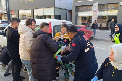 Bursa'da ticari araç cipe çarptı: 1 yaralı