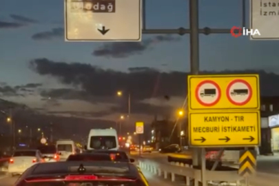 Bursa semalarında timsaha benzeyen bulut belirdi