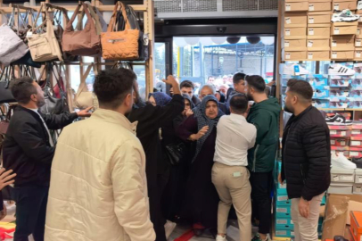 10 liraya ayakkabı, çanta, kıyafet satıldığını duyan koştu