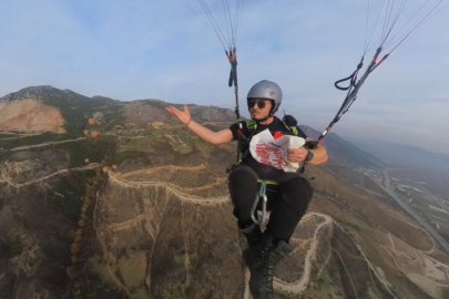 Bursa'da yanan ormanlar için gökyüzünden paraşütle tohum yağdı