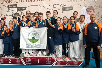 Türkiye Yıldızlar Ligi’nde Madalyalar Osmangazi’ye Yağdı