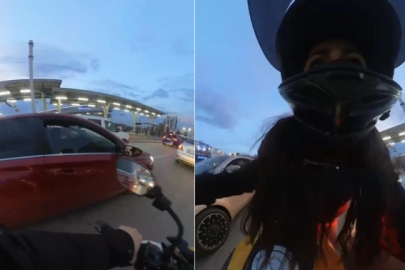 Bursa'da kadın sürücüler arasında yol verme kavgası