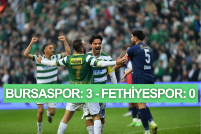 TFF 2. Lig: Bursaspor: 3 - Fethiyespor: 0