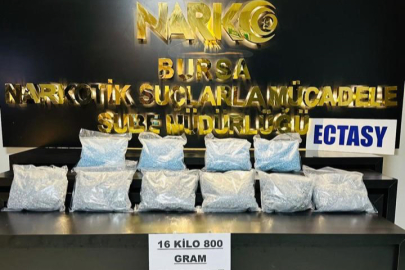 Bursa’da uyuşturucu operasyonu: 51 bin adet extacy ele geçirildi