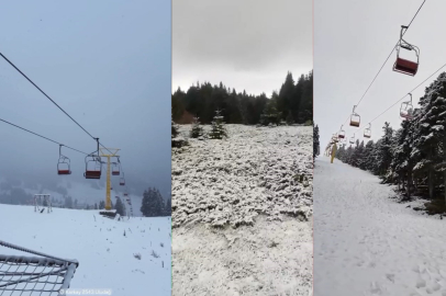 Uludağ'da kar yağışı etkisini sürdürüyor