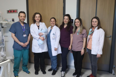Bursa Şehir Hastanesi Tüp Bebek Merkezi'nde ilk bebek dünyaya geldi
