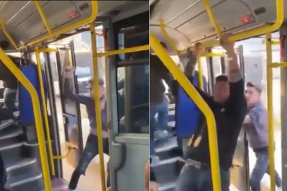 Nilüfer’de otobüsü satırla bastı