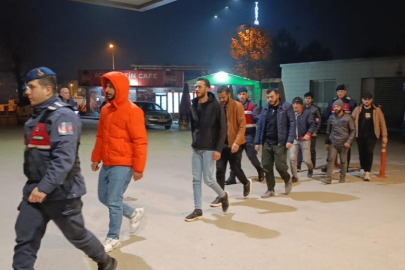 Bursa'da 8 kaçak göçmen yakalandı