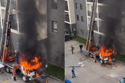 Bursa’da Taşınma Kabusa Döndü: Vinç Alev Topuna Döndü!