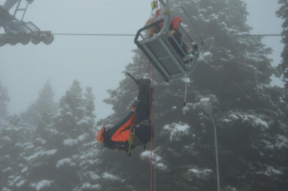 Uludağ’daki tatbikat gerçeği aratmadı