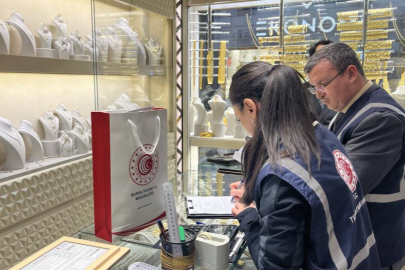 Bursa'da kuyumculara şok baskın: 82 kuyumcuya 16 milyon TL idari para cezası kesildi