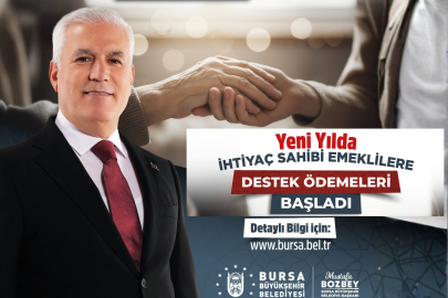 Büyükşehir’den emeklilere yeni yıl desteği