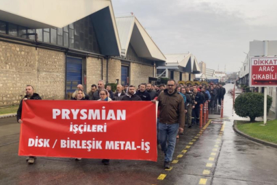 Bursa'da metal işçileri ayağa kalktı: Prysmian’da eylem başladı