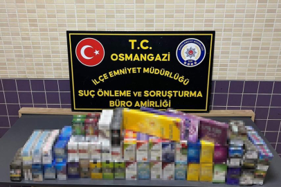 Bursa’da 2 bin adet gümrük kaçağı sigara ele geçirildi