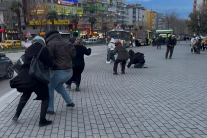 Fırtınada uçmamak için yerlere yattılar