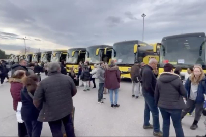 Bursa Terminali’nde yılbaşı dönüş yoğunluğu