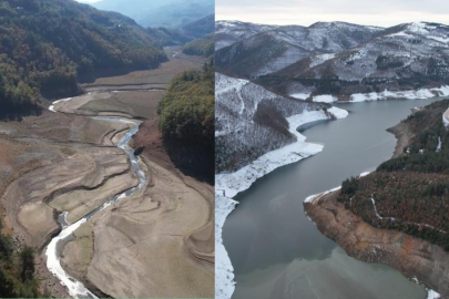 Bursa'da kar yağışları barajlara can suyu oldu