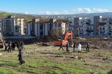 Bursa'da inşaat sahasında patlama kontrolden çıktı