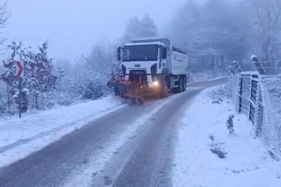 Bursa Büyükşehir’den kar mesaisi