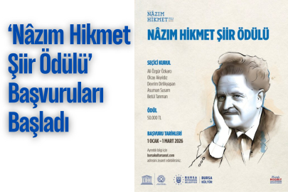 ‘Nâzım Hikmet Şiir Ödülü’ Başvuruları Başladı