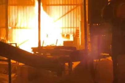 Bursa'da bir palet fabrikasında daha yangın