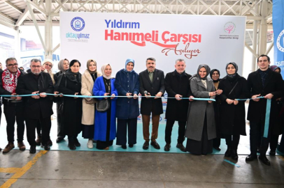 Yıldırım'a hanımeli çarşısı açıldı