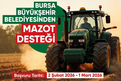 Bursa Büyükşehir'in mazot desteği başvuruları başladı