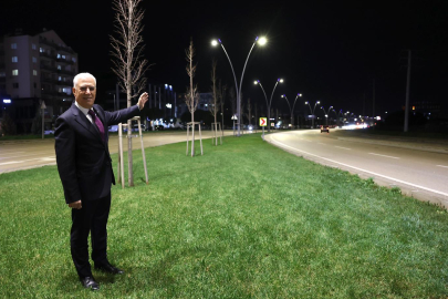 Çalı Yolu Büyükşehir ile aydınlandı