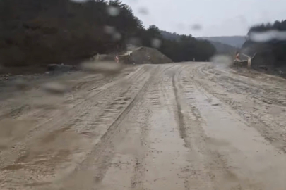 Harmancık yolu çile dolu