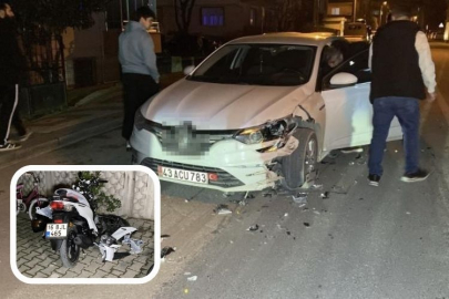 Bursa'da korku dolu anlar; 16 Yaşındaki sürücü ve arkadaşı yaralandı
