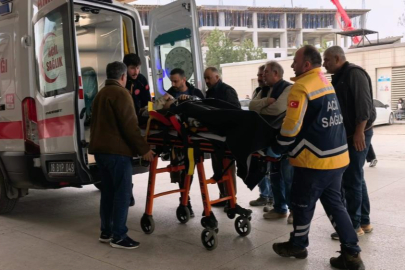 Elektrik akımına kapılan işçi 2'nci kattan düştü