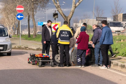 Annesi yaralanan çocuk gözyaşlarını tutamadı