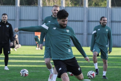 Bursaspor Menemen FK maçı hazırlıklarını sürdürdü