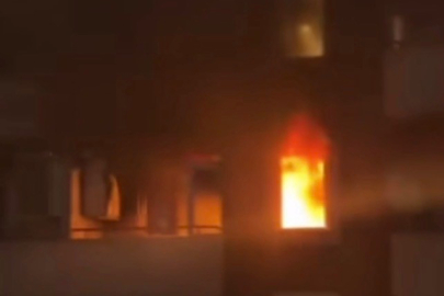 Bursa’da apartman dairesi alev alev yandı