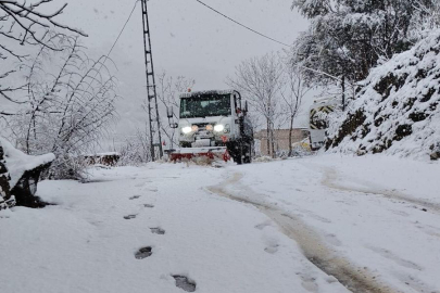 Osmangazi’nin Yüksek Kesimlerinde Kar Mesaisi