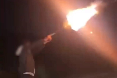 Havaya ateş ettiği anları sosyal medyada paylaşınca gözaltına alındı