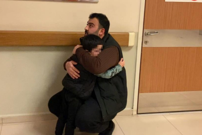 O sarılma her şeye değerdi: Kaybolan oğlunu gören babanın mutluluk gözyaşları