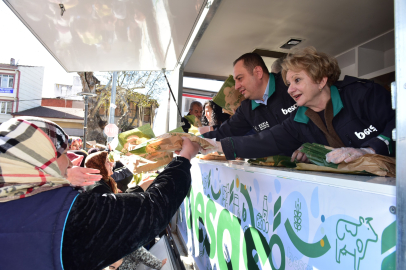 Yenişehir'de bugün pideler Büyükşehir'den