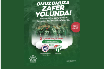 Bursaspor’un maç heyecanı Nilüfer’de yaşanacak