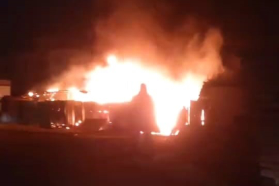 Çiftlik, alevlere teslim oldu ​