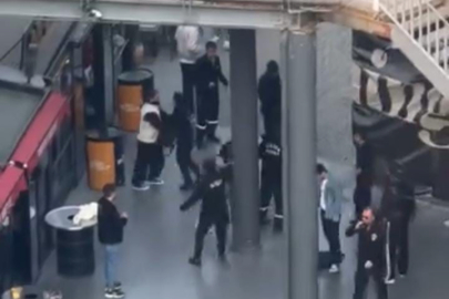 AVM'de iki grup arasında kavga: Güvenlik müdahale etti