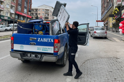 Nilüfer’de yaya yolları işgallerden arındırıldı