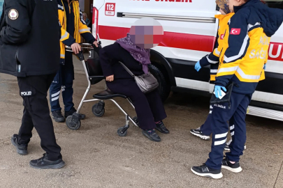 Bayram günü yaşlı annesini hastanelik etti!