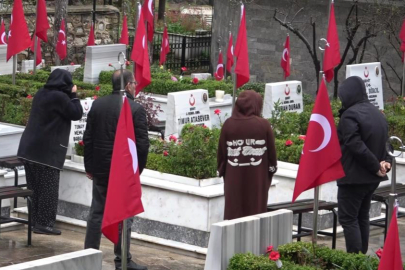 Şehit ailelerinden bayram ziyareti