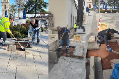 Tarihi Tophane Meydanı yenilendi