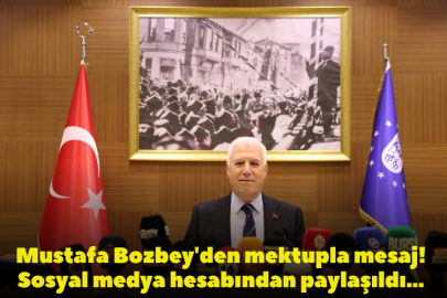 Mustafa Bozbey'den mektupla mesaj! Sosyal medya hesabından paylaşıldı...